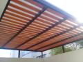 Pergola Acero y madera