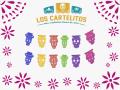 Enramada De Papel Picado Con Figuras De Día De Muertos (1 4)