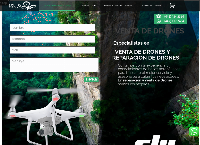 Sitio web de Omega Drone