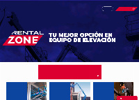 Sitio web de Rental Zone