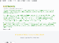 Sitio web de ICETRONIC