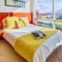 Bedroom with views of mountains
