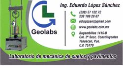 Geolabs Laboratorio de Mecánica de Suelos y Pavimentos