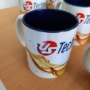 Taza cerámica interior de color sublimada