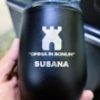 Termo de acero con grabado láser