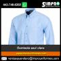 SIMPRO-Camisola azul claro