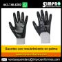 SIMPRO-Guantes con recubrimiento en palma