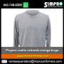 SIMPRO-Playera cuello redondo manga larga