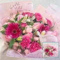 Ramo de rosas y gerberas rosas - Dorotea