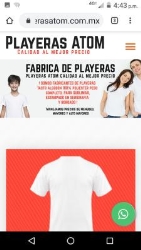 PLAYERAS ATOM