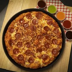 Pizza designer al sartén