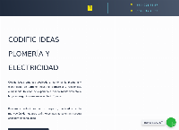 Sitio web de Plomeros, Electricistas CODIFIC IDEAS
