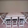 Mesa cuadrada para 10 personas