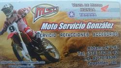 MOTO Servicio Gonzalez