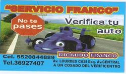 Servicio Franco Verificacion Vehicular