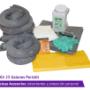 Kit antiderrame portátil 25 gal