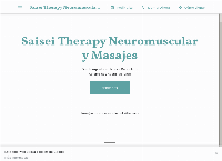 Sitio web de Saisei Therapy Neuromuscular y Masajes
