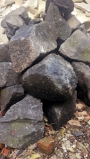 piedra volcanica . para temazcal