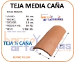 teja media caña