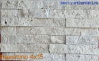 travertino bco. 4x15