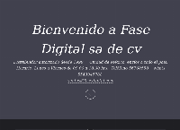 Sitio web de FASE DIGITAL SA DE CV
