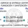 Sservicio  de Fumigación y Desinfección