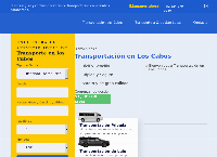 Sitio web de Cabos Airport Shuttle