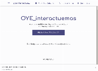Sitio web de OYE interactuemos