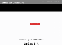 Sitio web de Gruas SJR Querétaro