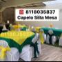 CAPELOS BLANCOS MANTEL DE COLOR