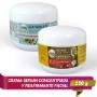 1 CREMA SERUM CONCENTRADA de 250g y 1 CREMA REAFIRMANTE FACIAL de 250g