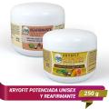 1 CREMA KYROFIT® POTENCIADA UNISEX de 250g y 1 CREMA REAFIRMANTE de 250g
