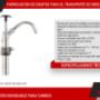 Bomba de acero inoxidable para tambos