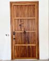Puerta de Ingreso de Madera Sólida de Parota Estilo Rustico