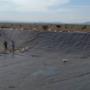 Geomembrana para Olla de captacion de agua para ganado  Villa de Arriaga