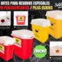 Botes para residuos especiales Sablón