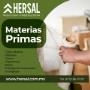 Materias primas