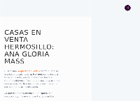 Sitio web de Casas en venta Hermosillo
