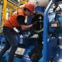 Mantenimiento de compresor refrigeración industrial