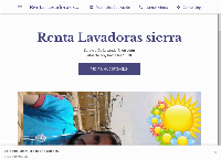 Sitio web de Lavadoras sierra