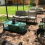 Jardín del centro de rehabilitación de adicciones Cóndor