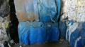 HDPE blue drum scrap