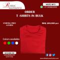 Rekhas campaign Tshirts color Red