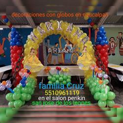 Decoración con globos naucalpan