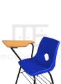 SILLA ED CONCHA DE POLIPROPILENO CON PALETA DE TRIPLAY