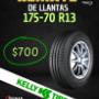 REMATE LLANTA 175-70 R13 KELLY