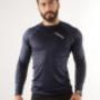 PLAYERA PARA CABALLERO MANGA LARGA AZUL MARINO