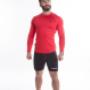 PLAYERA PARA CABALLERO MANGA LARGA ROJA