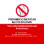 Señalamiento de Prohibido bebidas alcohólicas en Hermosillo, Sonora