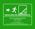 Señalamientos de Escalera de emergencia en Hermosillo, Sonora